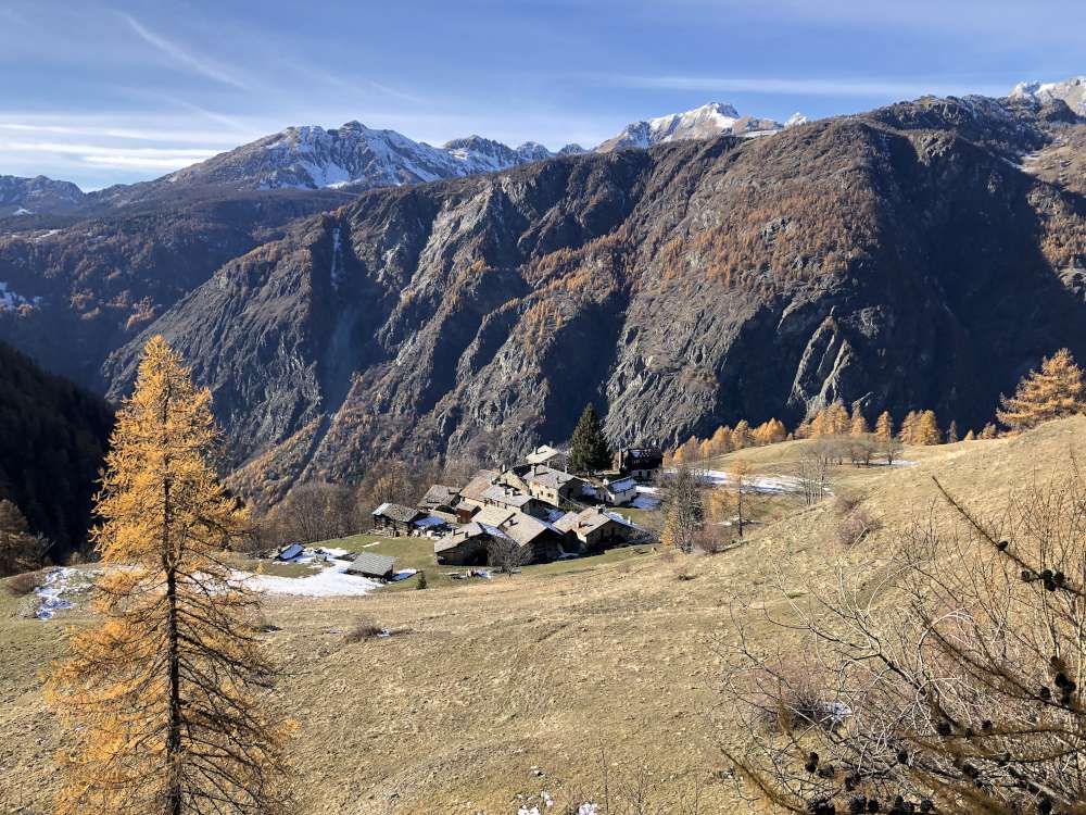 escusione da La Magdelaine a Chamois